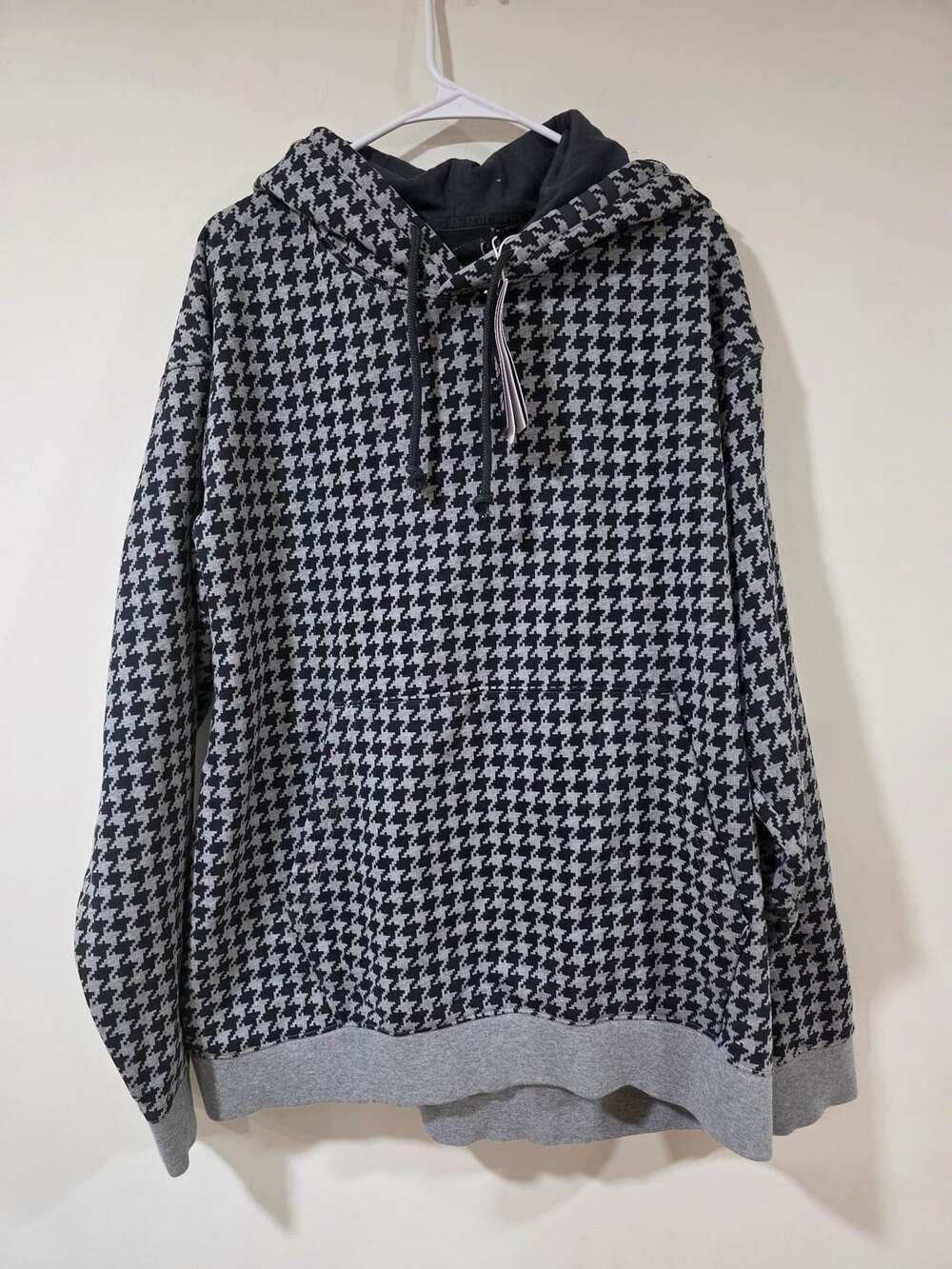 Adidas Ivy Park Houndstooth IVP Cargo Hood Sweatshirt Hoodie